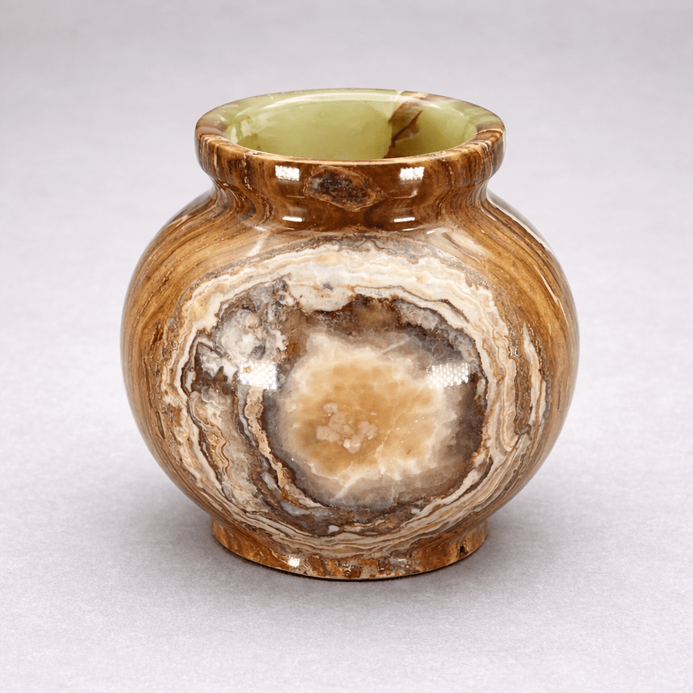 Onyx Pot Vase (4 Inches) Gemstone Home DecorCrystal River Gems