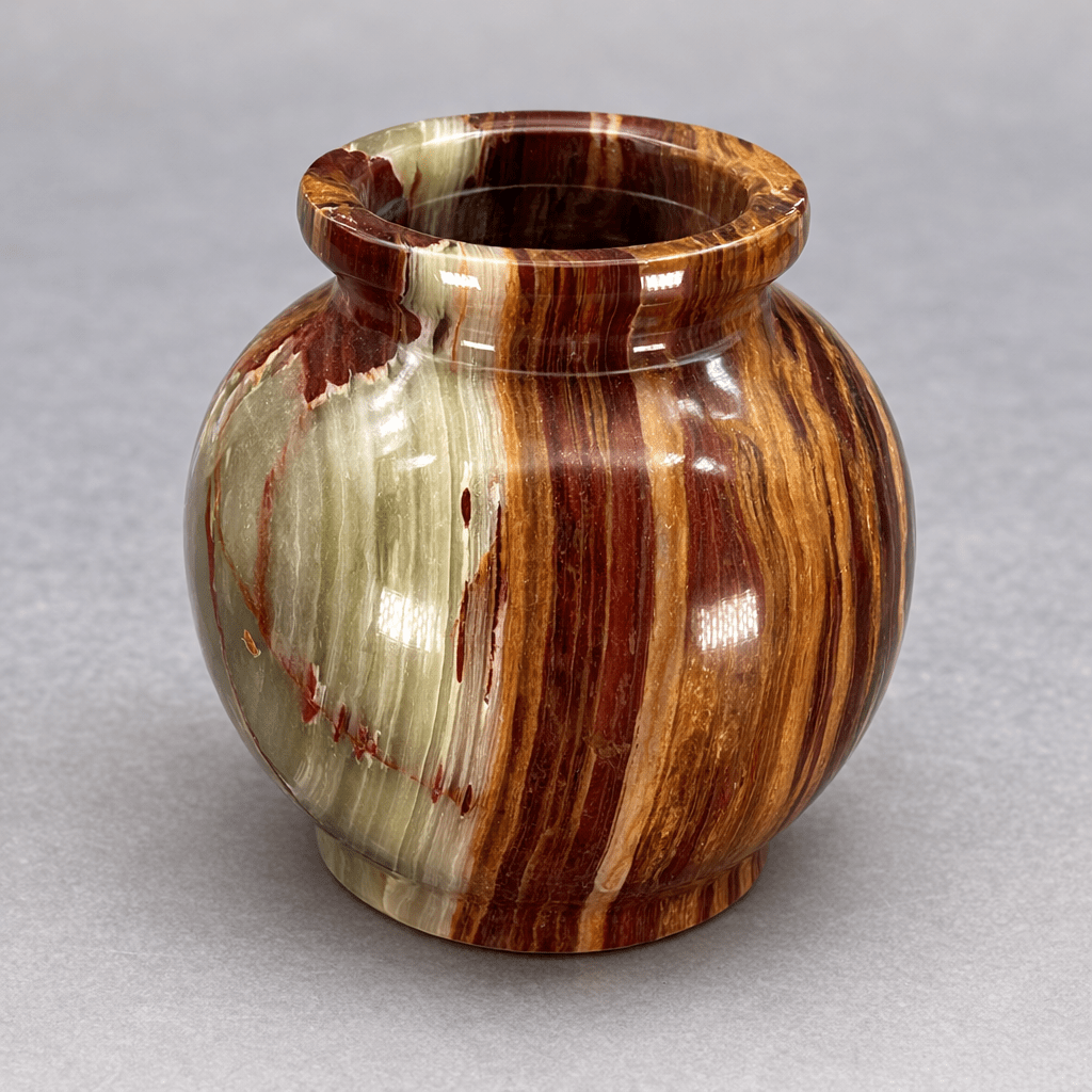 Onyx Pot Vase (4 Inches) Gemstone Home DecorCrystal River Gems