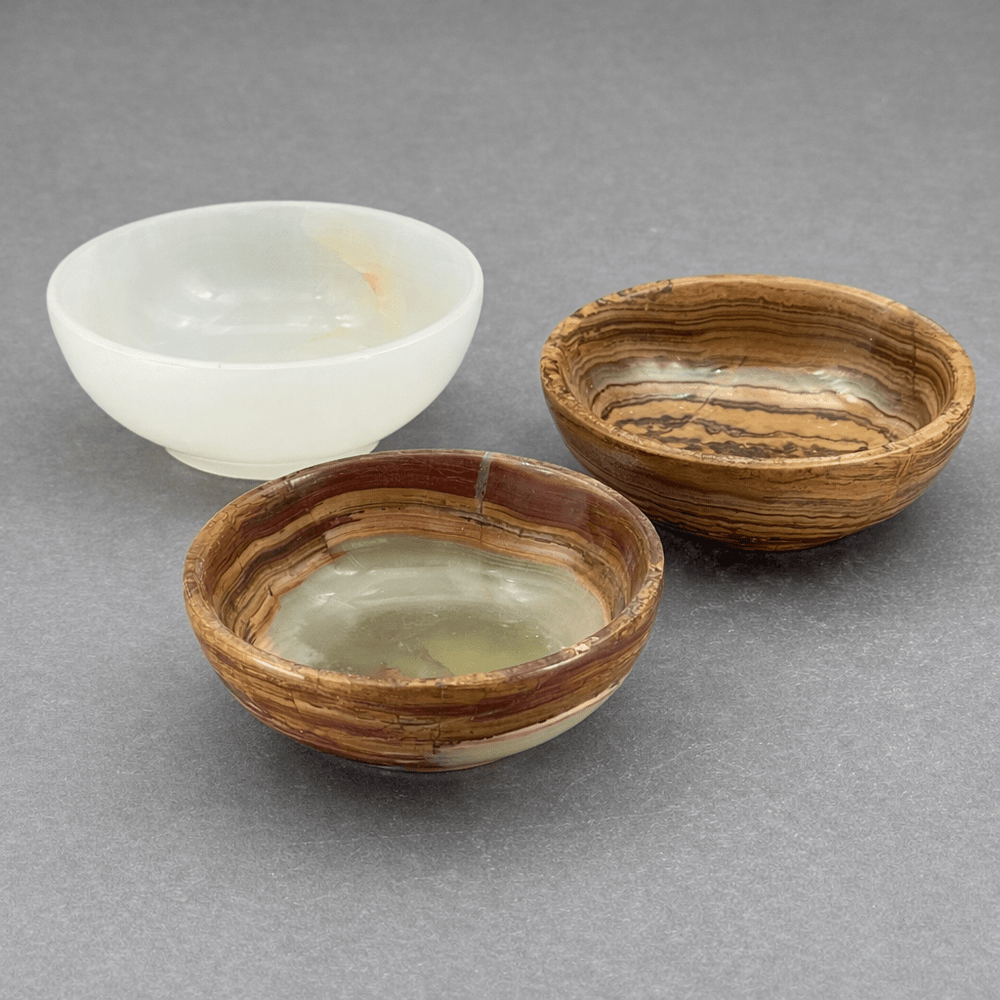 Onyx Round Bowl (4 inches) Gemstone Home DecorCrystal River Gems