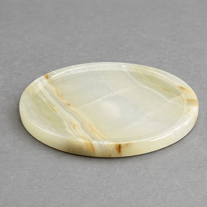 Onyx Round Drink Coaster (4 inches) (1 Piece) Gemstone Home DecorCrystal River Gems