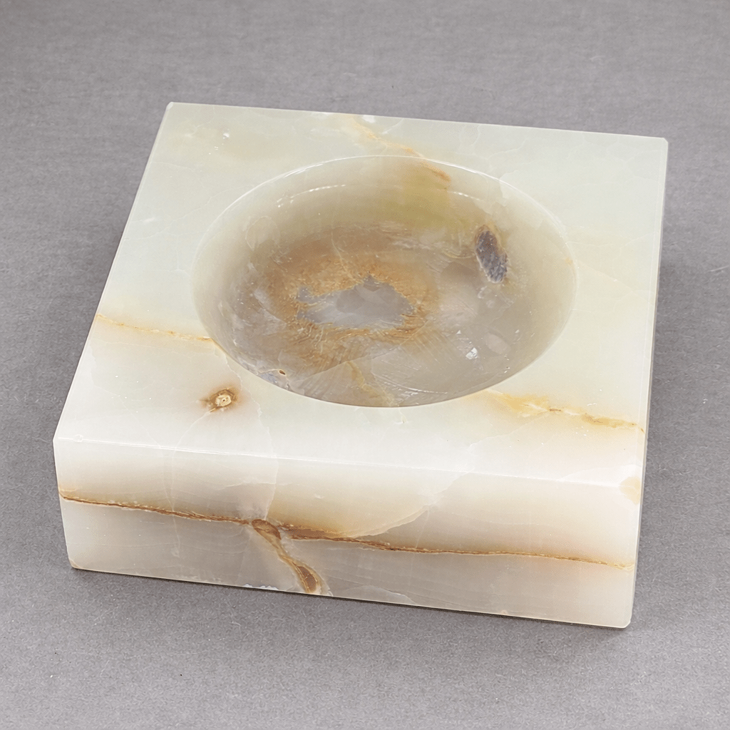 Onyx Square Bowl (6 inches) Gemstone Home DecorCrystal River Gems