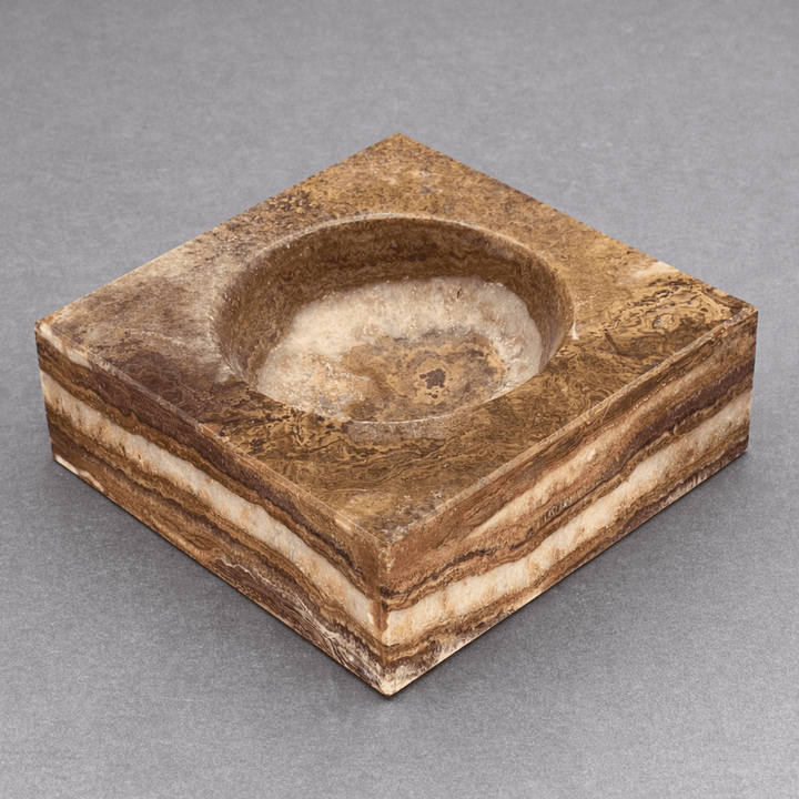 Onyx Square Bowl (6 inches) Gemstone Home DecorCrystal River Gems