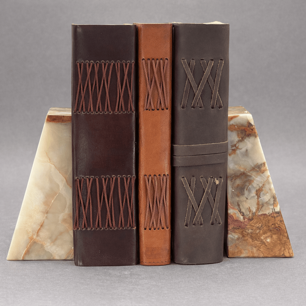 Onyx Triangle Bookend (6 Inches)Crystal River Gems