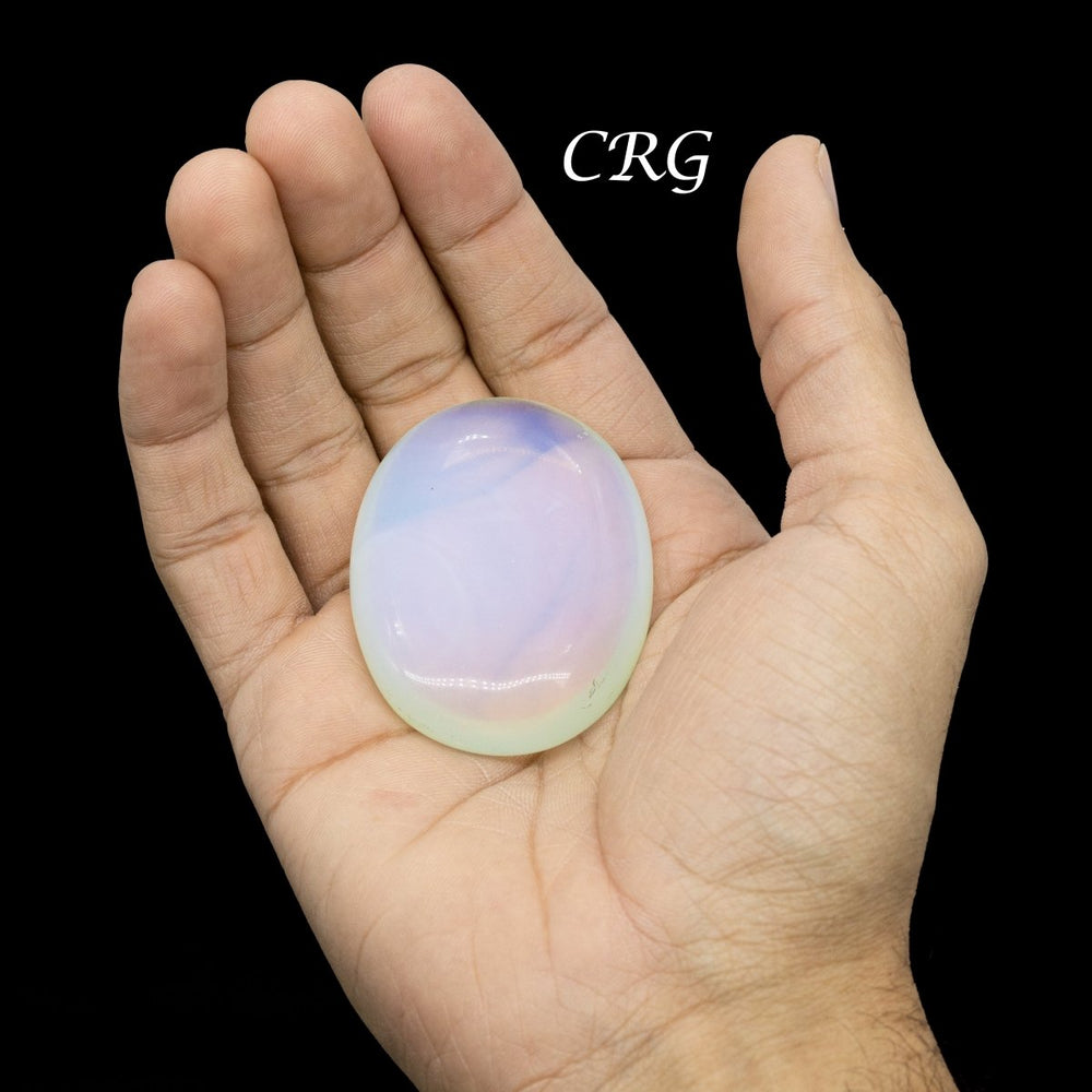 Opalite Palm Stone (2 Inches) (1 Pc) Polished Crystal Worry StoneCrystal River Gems