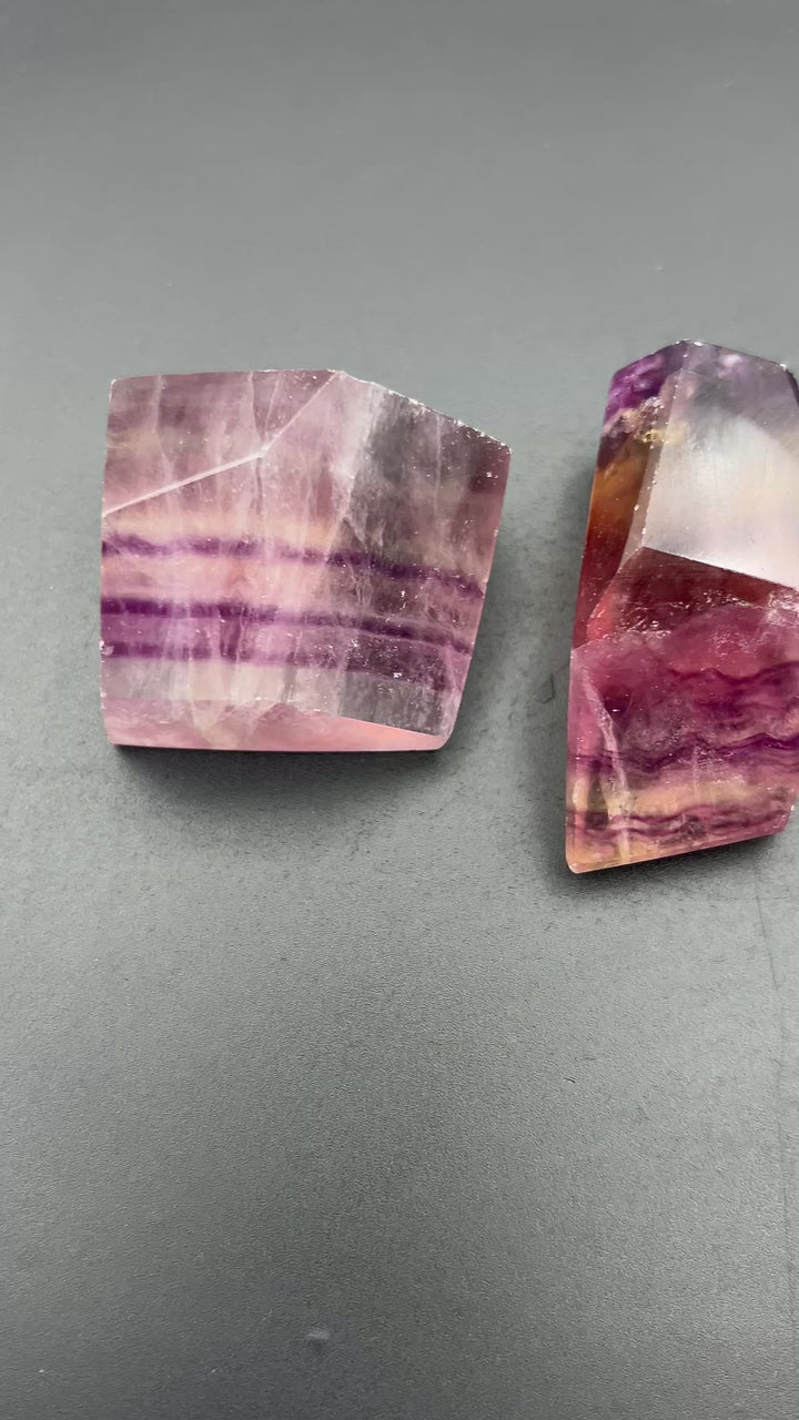 Fluorite Freeform Gemstone Shape