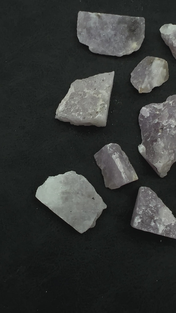 Purple Calcite Rough Bulk Stone (4 Ounces)