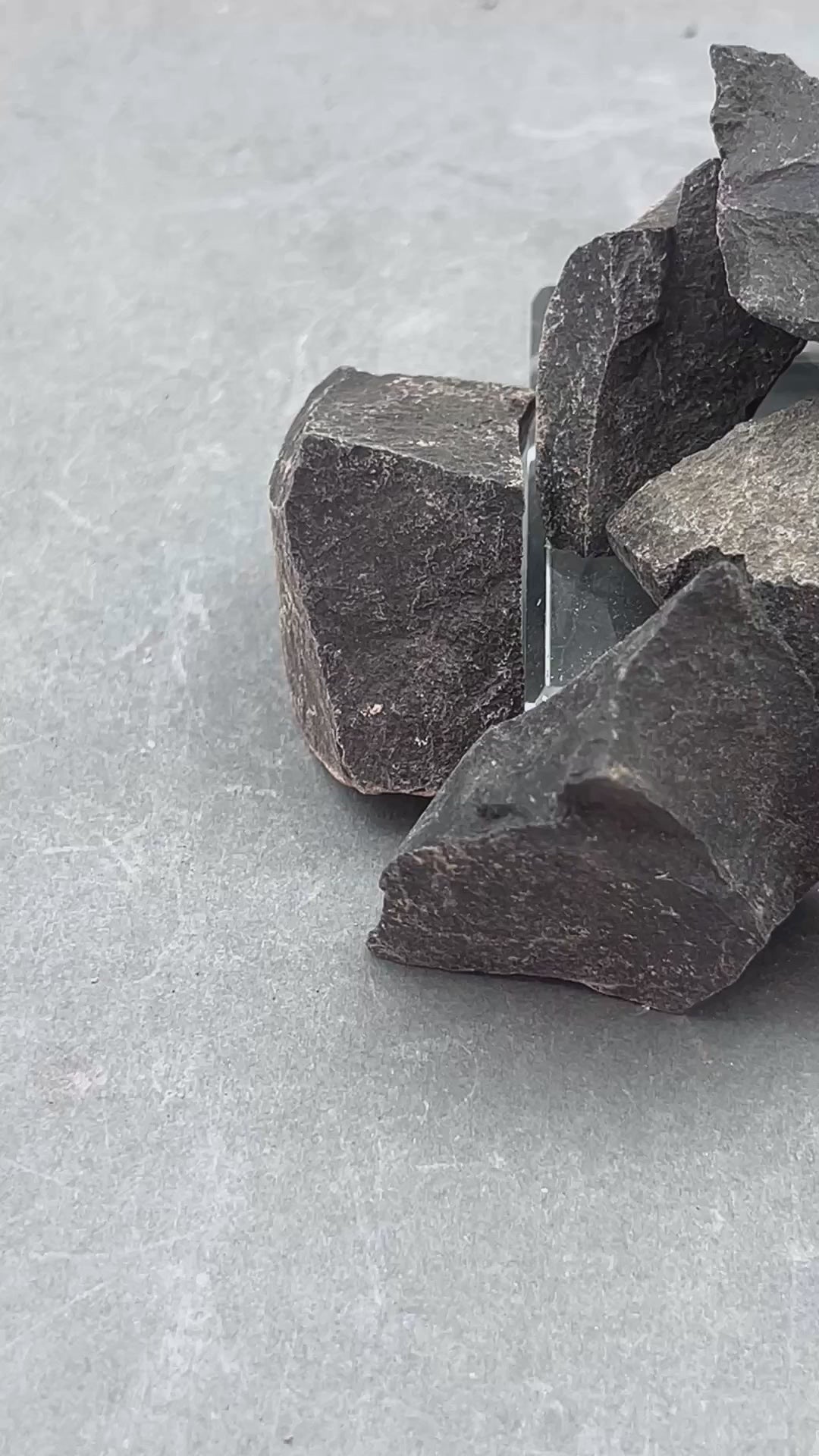 Black Jasper Raw Bulk Stones
