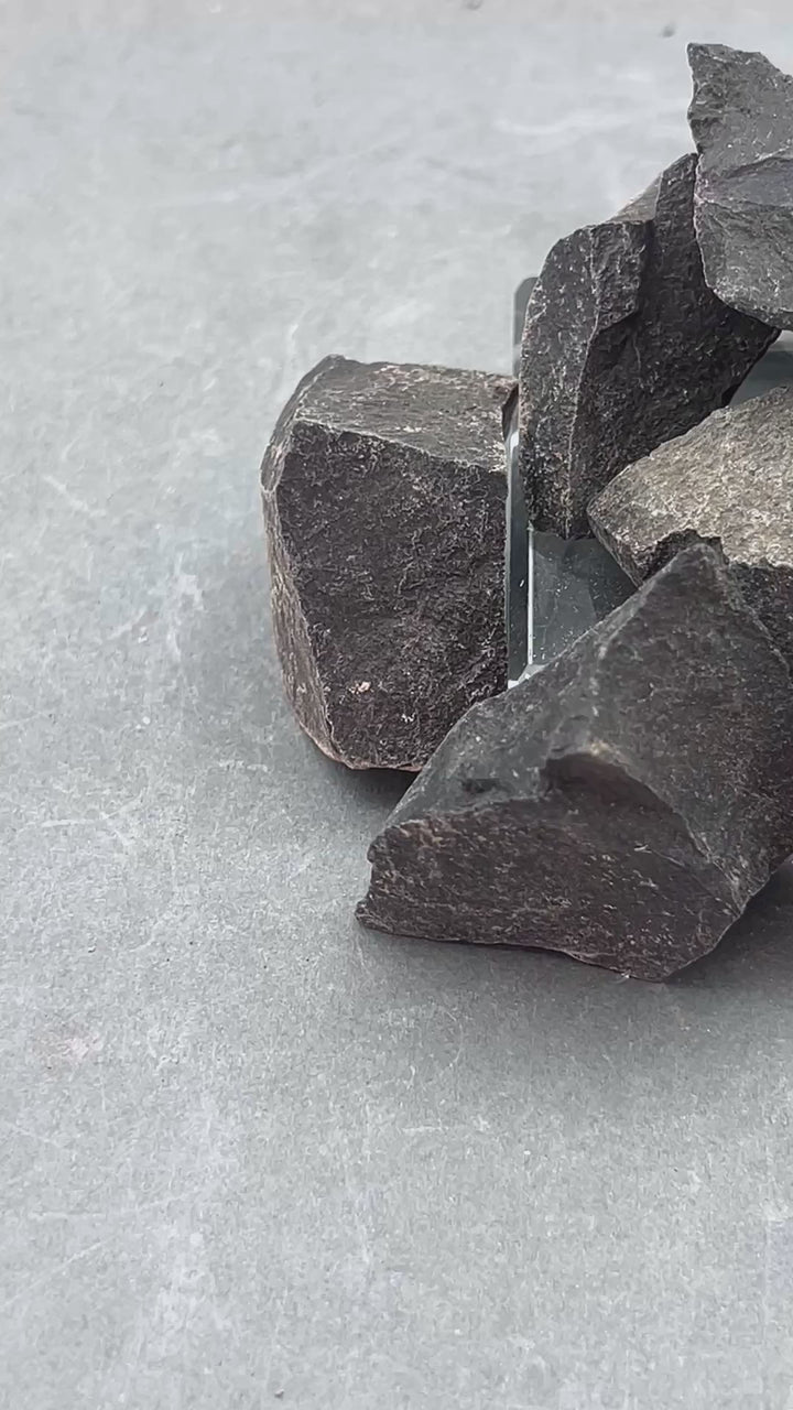Black Jasper Raw Bulk Stones