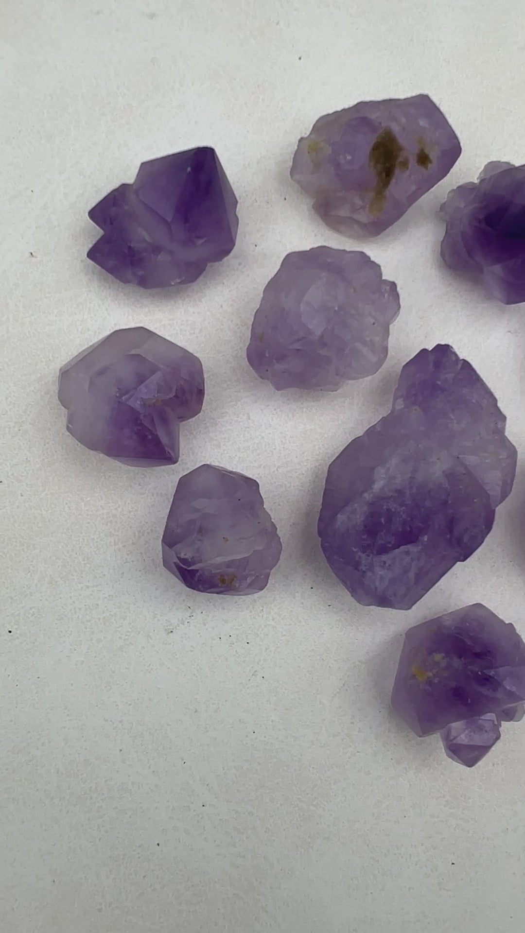 Mini Amethyst Point Clusters (8 Ounce Lot)