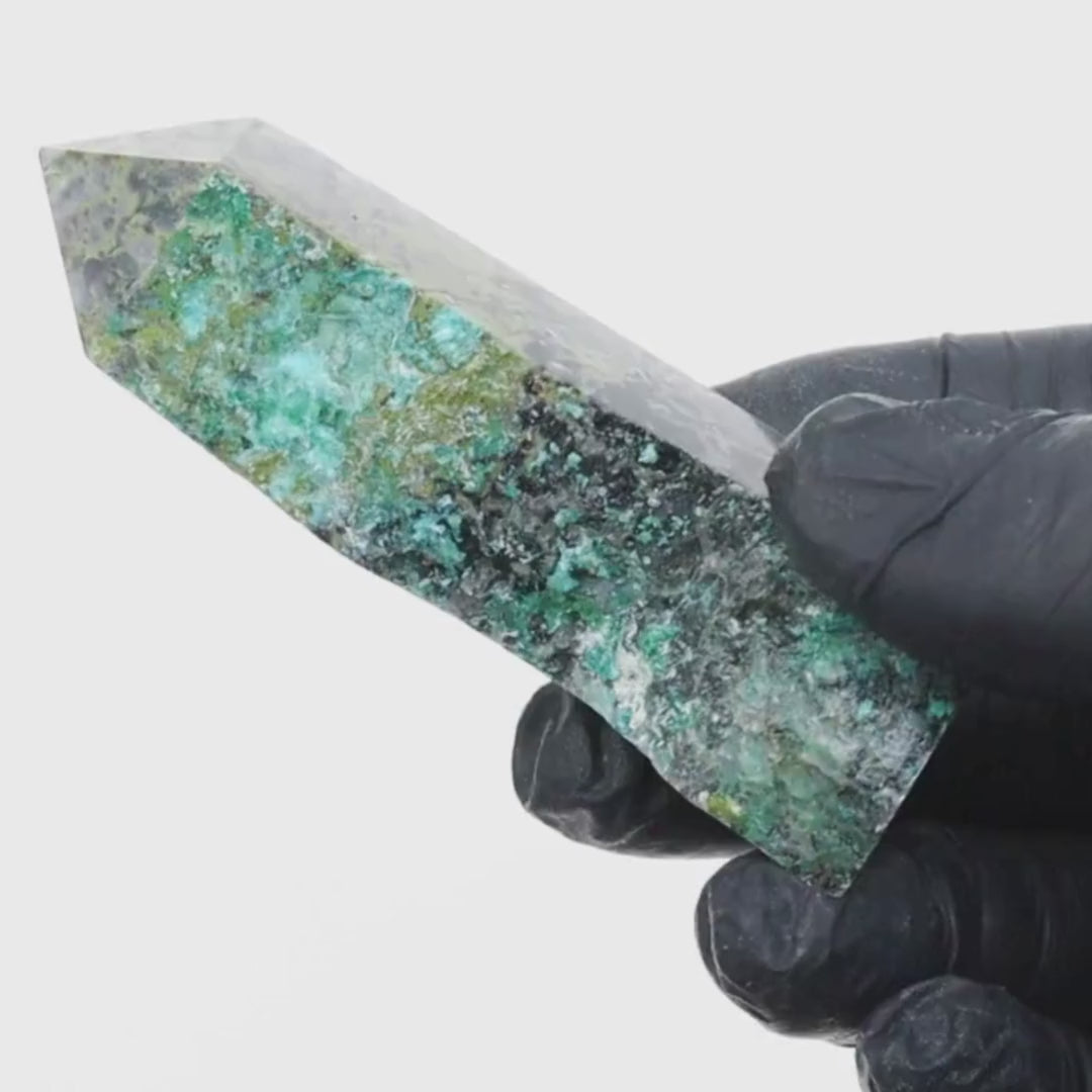 Dioptase Points 1 Lb.