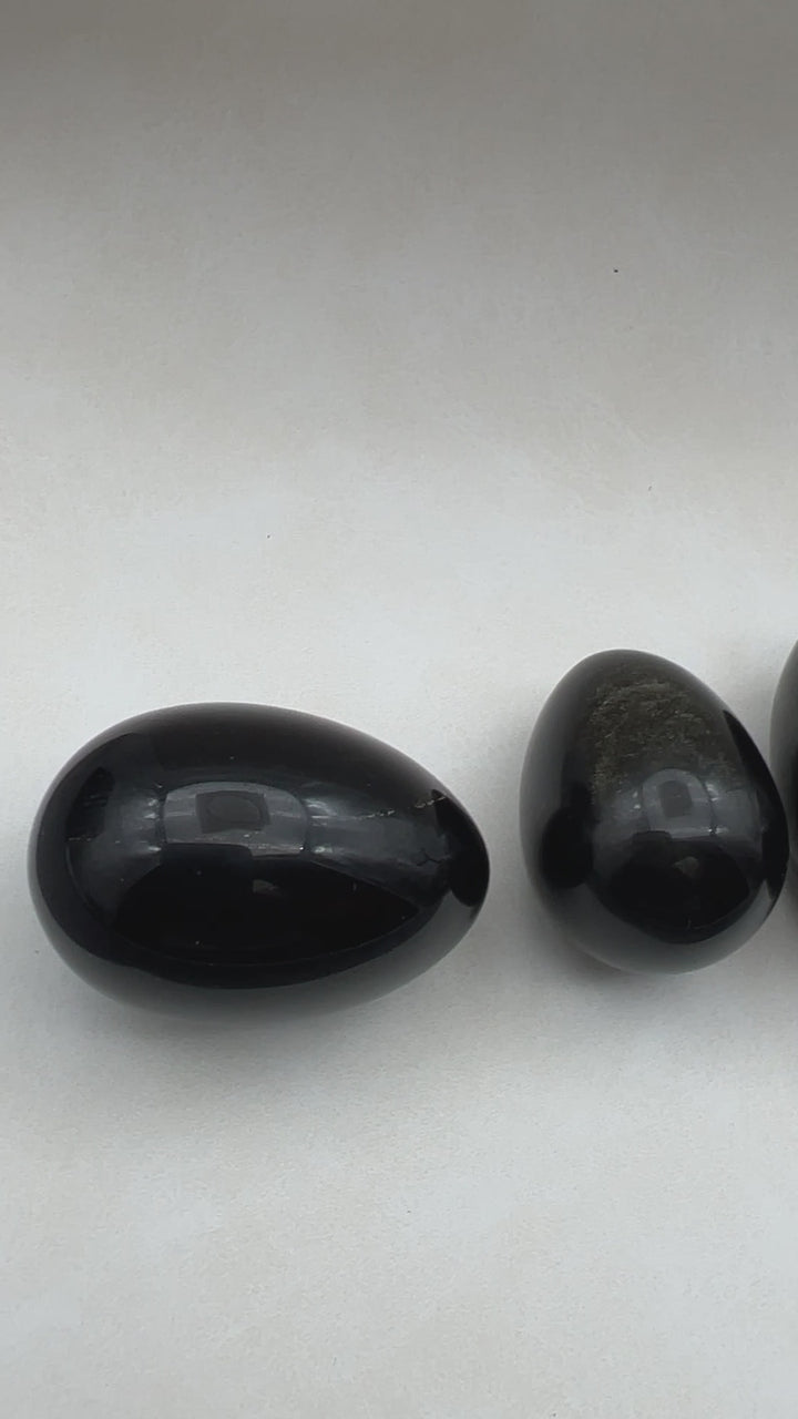 Gold Sheen Obsidian Polished Egg