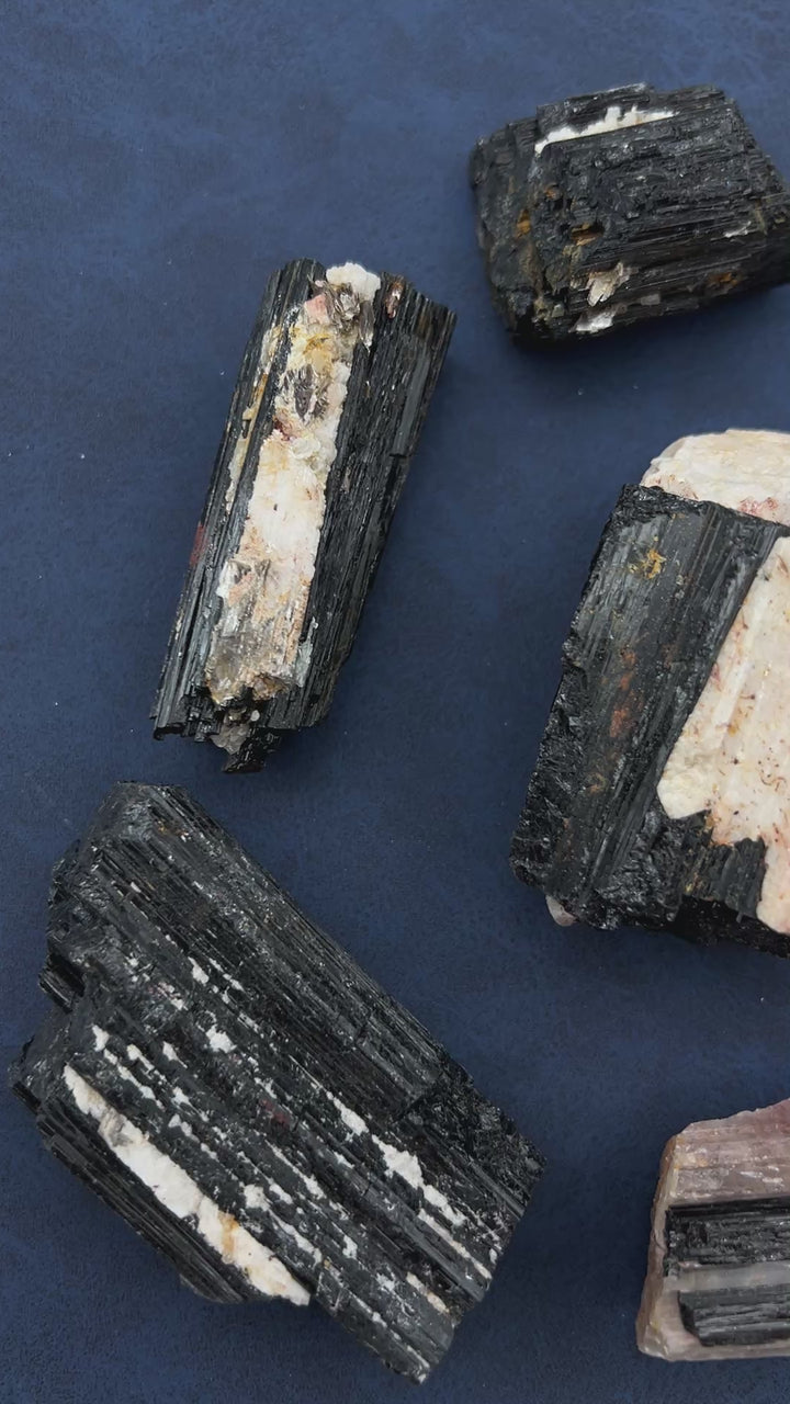 Tourmaline on Matrix Rough (1 Kilo)