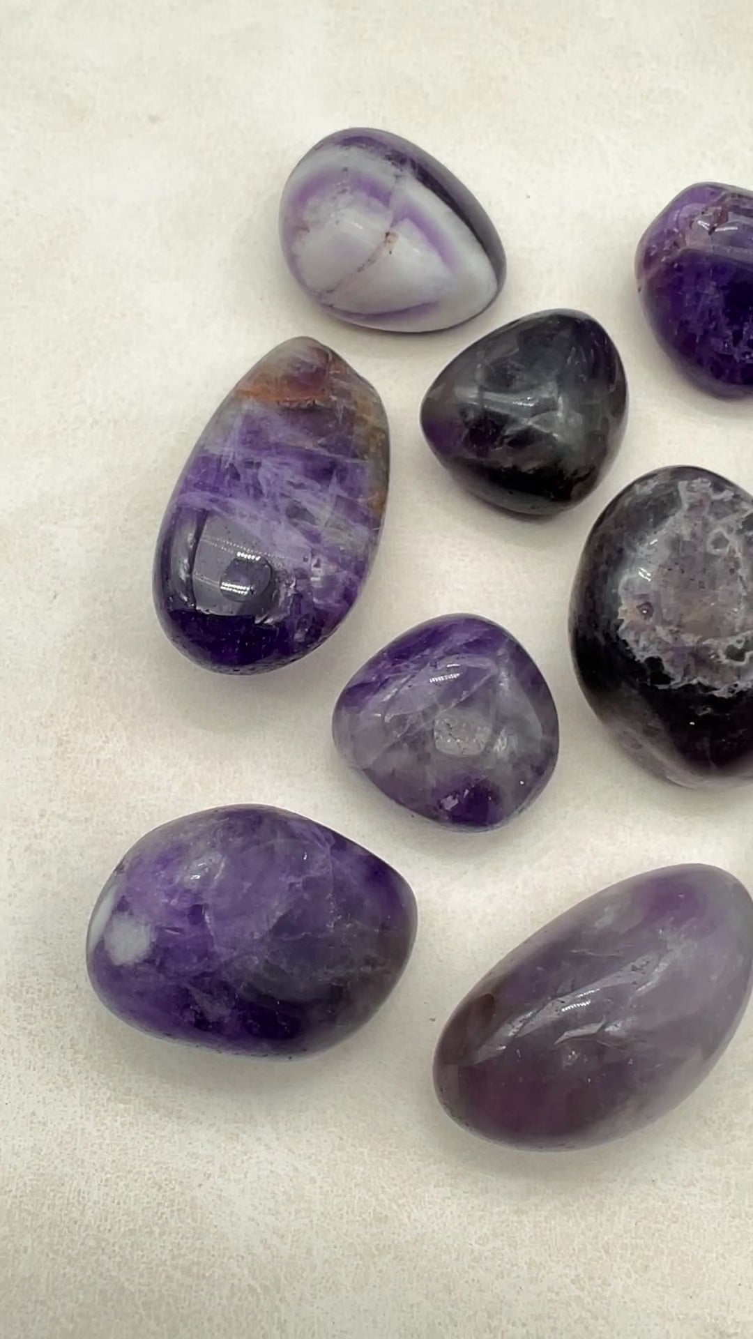Tumbled Multicolor Amethyst / 20-40mm AVG - 1 KILO LOT