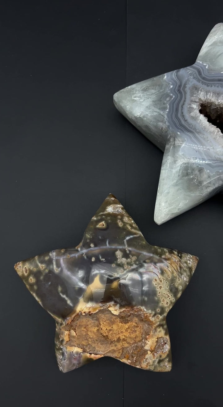 Agate Star Gemstone Carving
