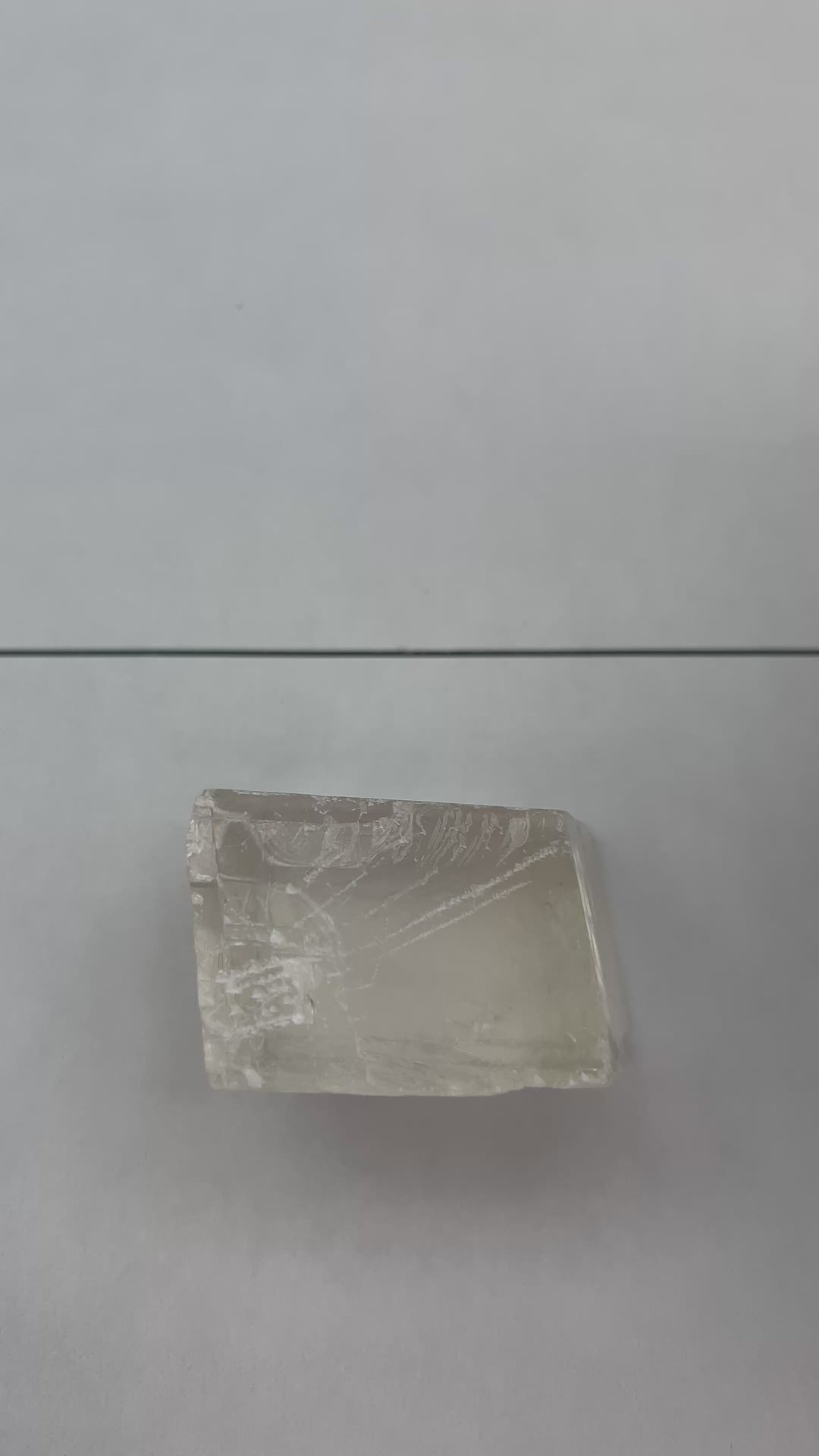 Optical Calcite Rhomboid Shape (Iceland Spar)