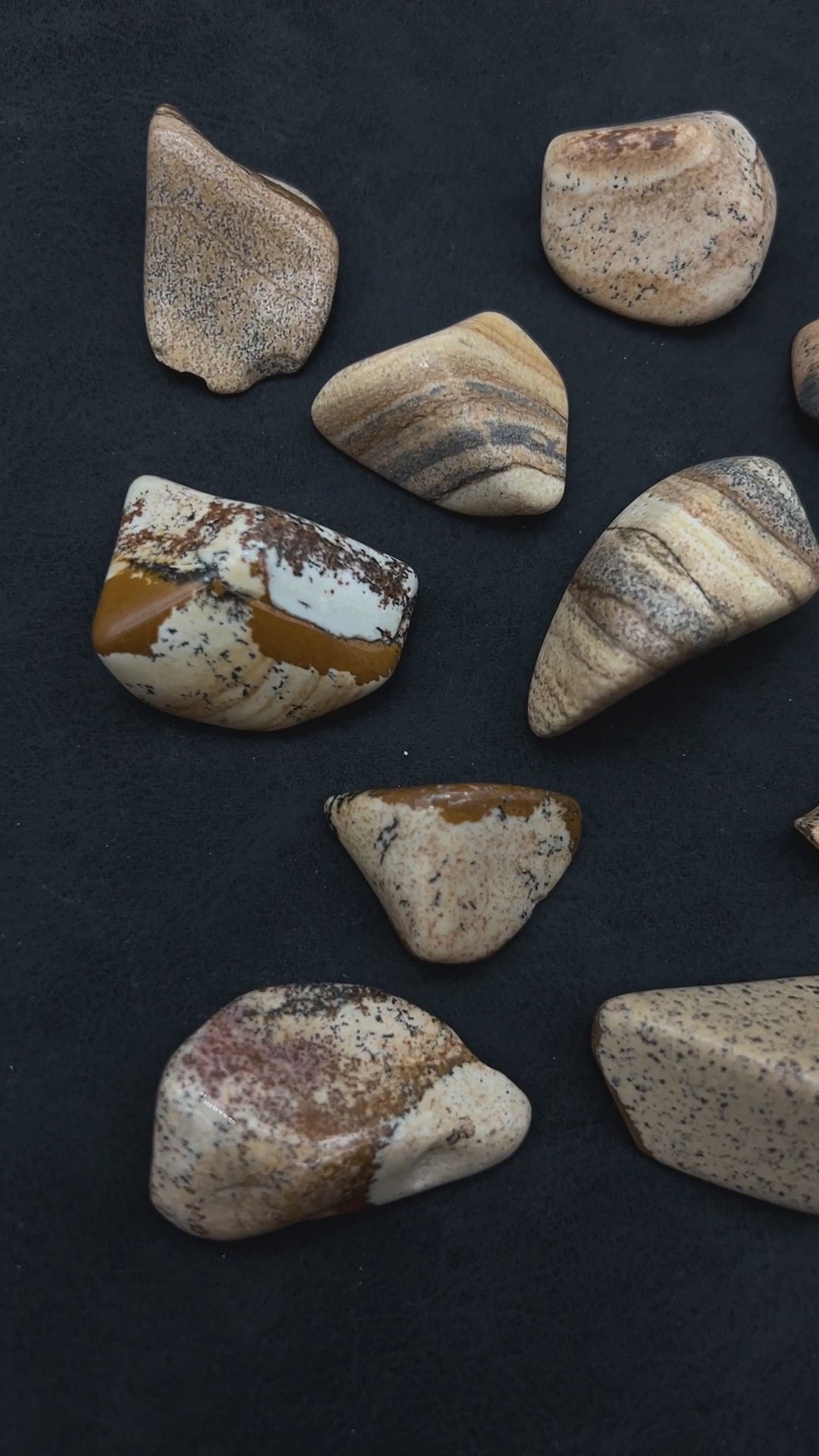 Picture Jasper Tumbled Bulk Stones