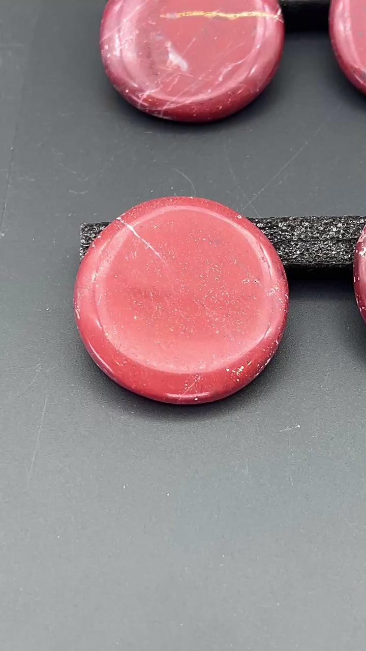 Brecciated Red Jasper Polished Pocket Stone