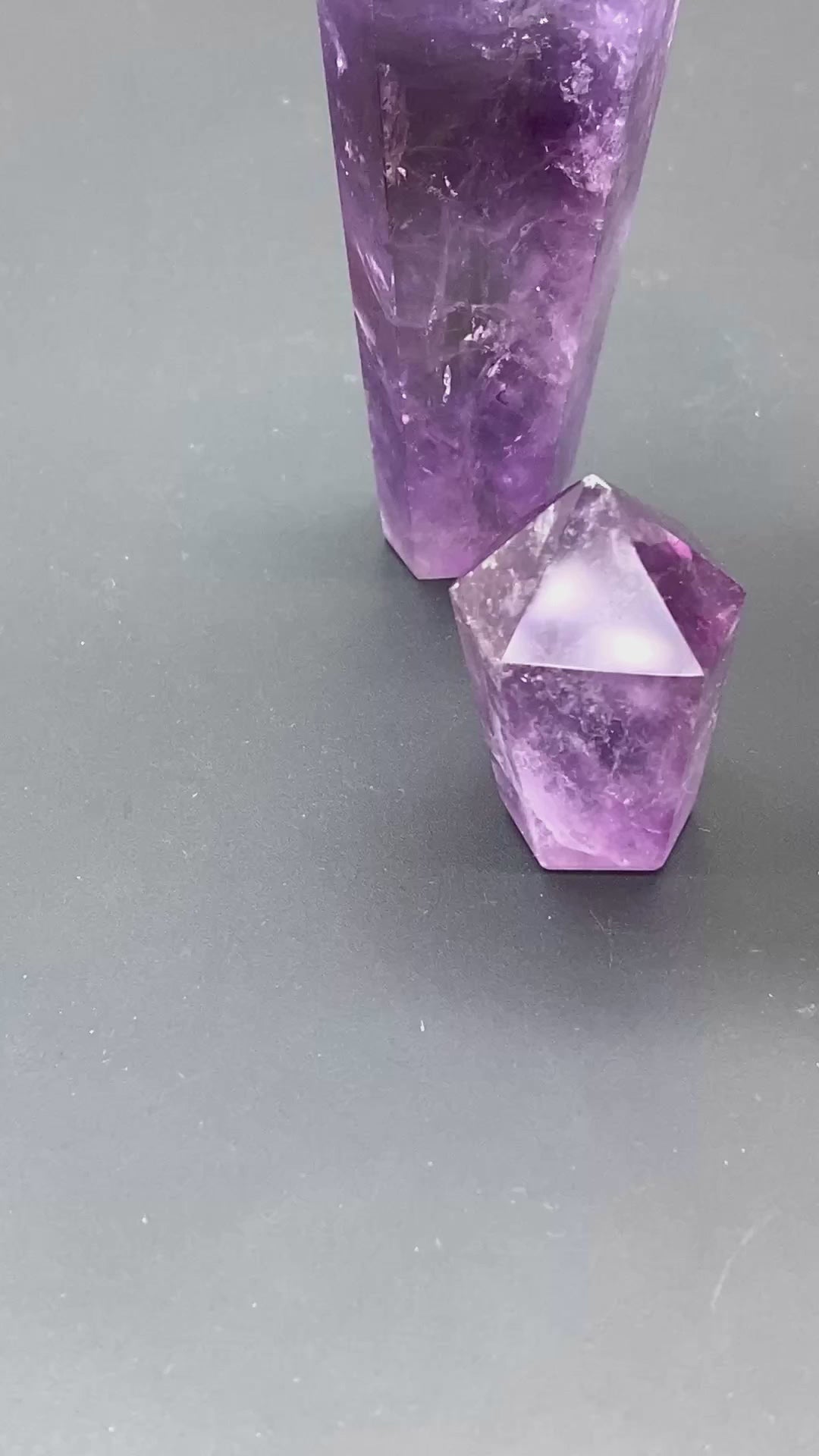 Amethyst Small Polished Standing Scepter Tower