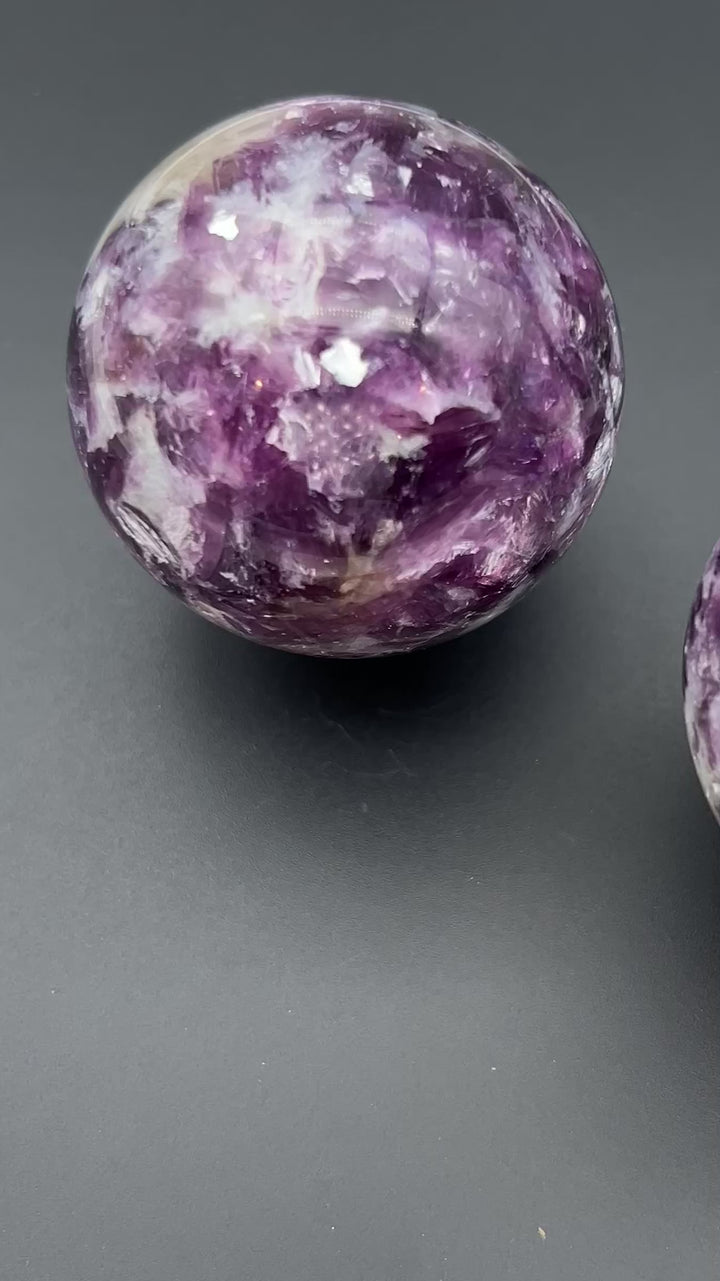 Purple Mica Sphere Gemstone (48-58mm)