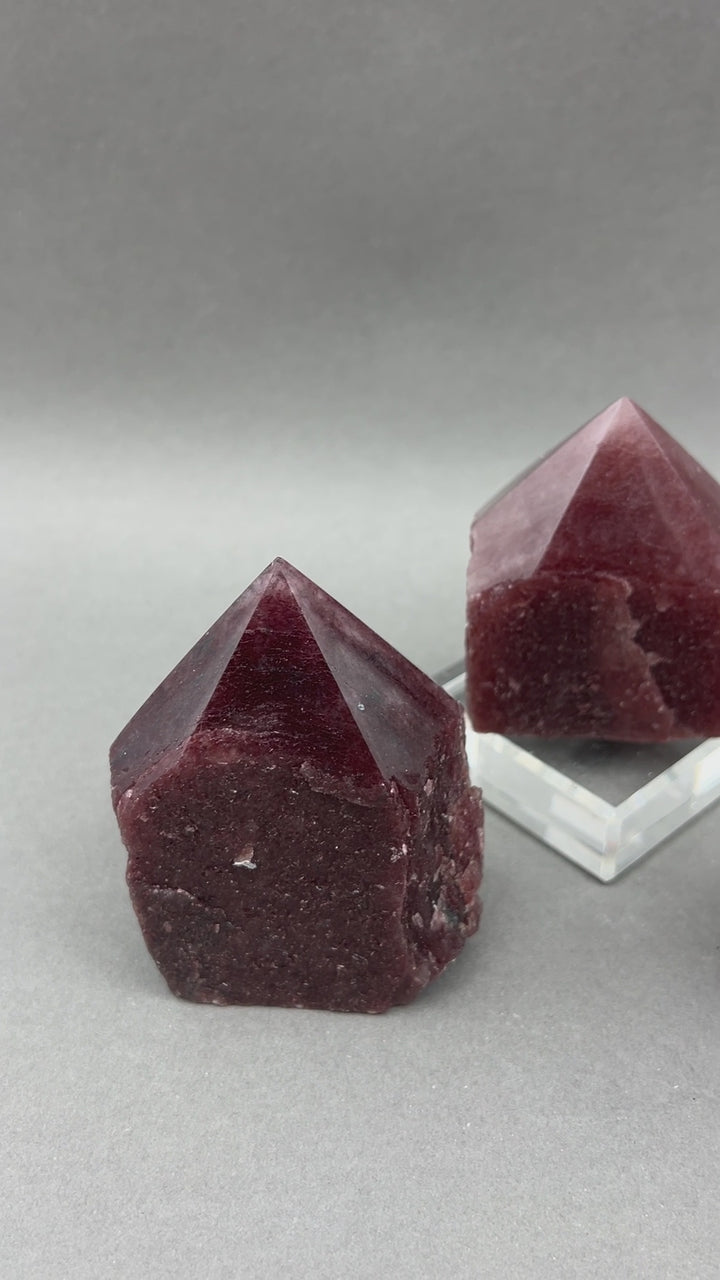 Strawberry Quartz Top Polished Point (1 Piece) Gemstone Home Decor Wholesale Crystal Supply
