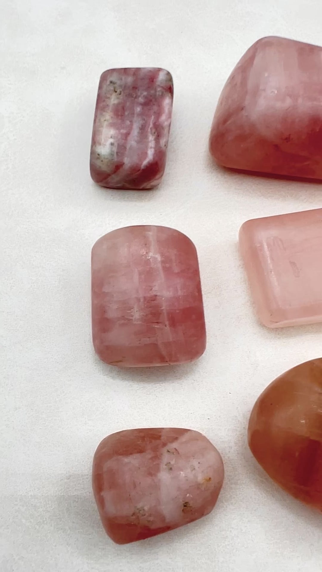 Rose Calcite Tumbled Bulk Stones