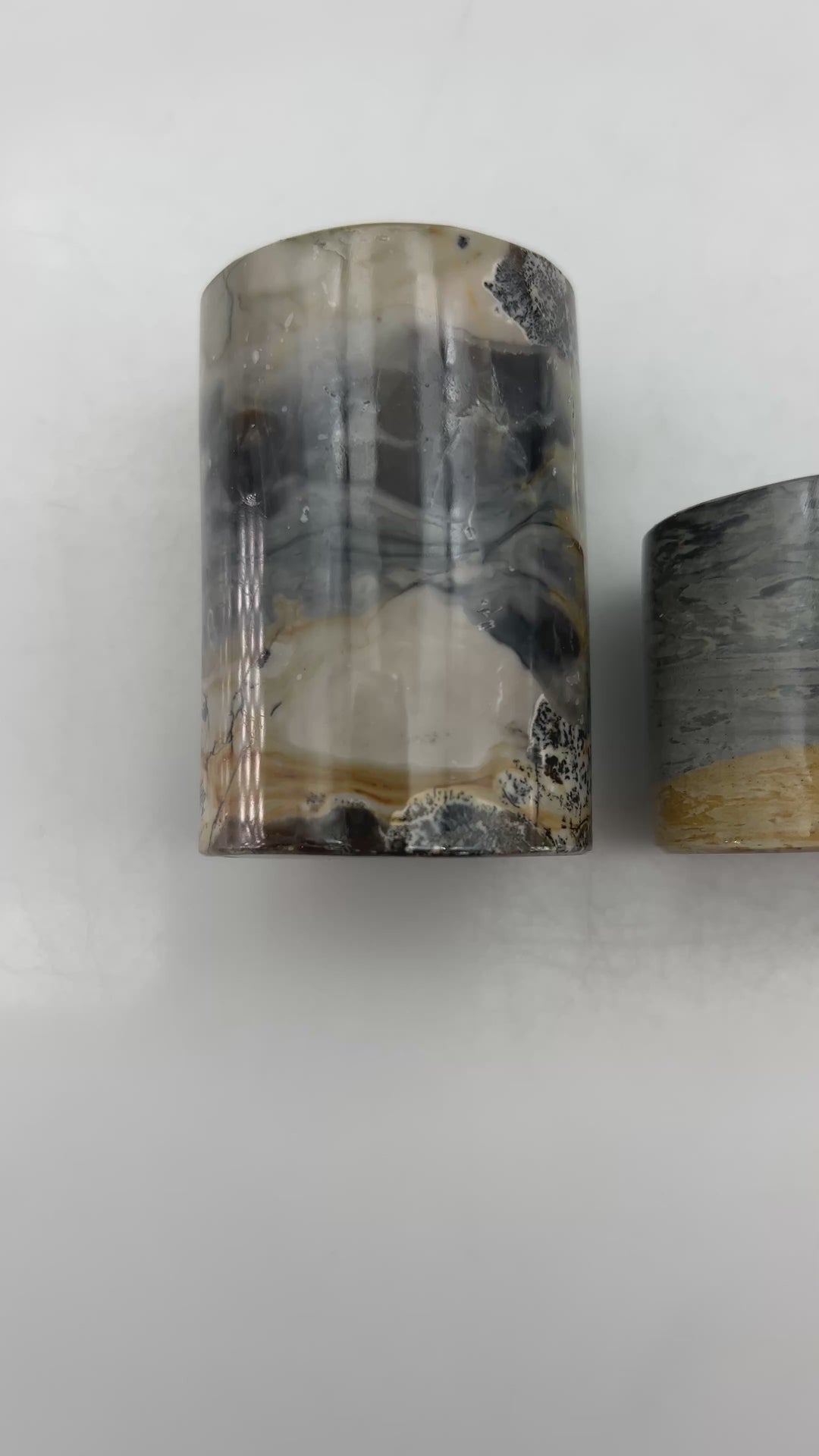 Picture Jasper Column Gemstone Shape Tower