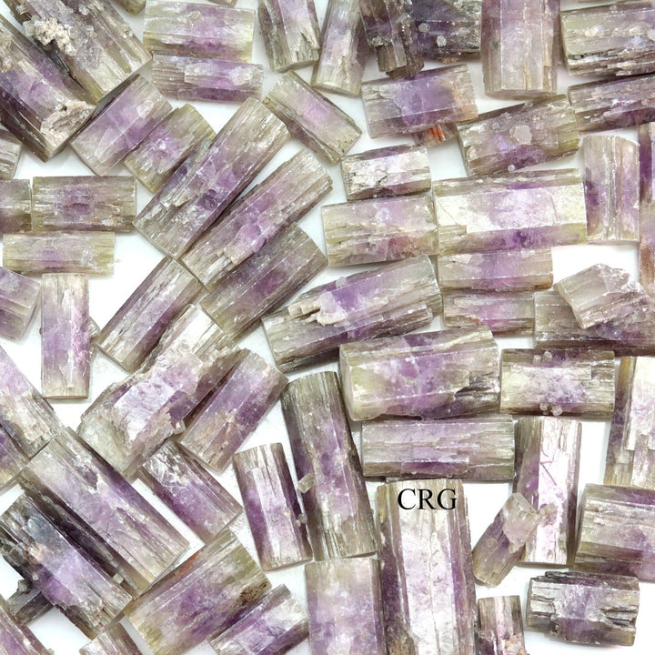 Purple Aragonite Crystals (25 - 35 mm) (2 Pcs) Raw Standing AragoniteCrystal River Gems