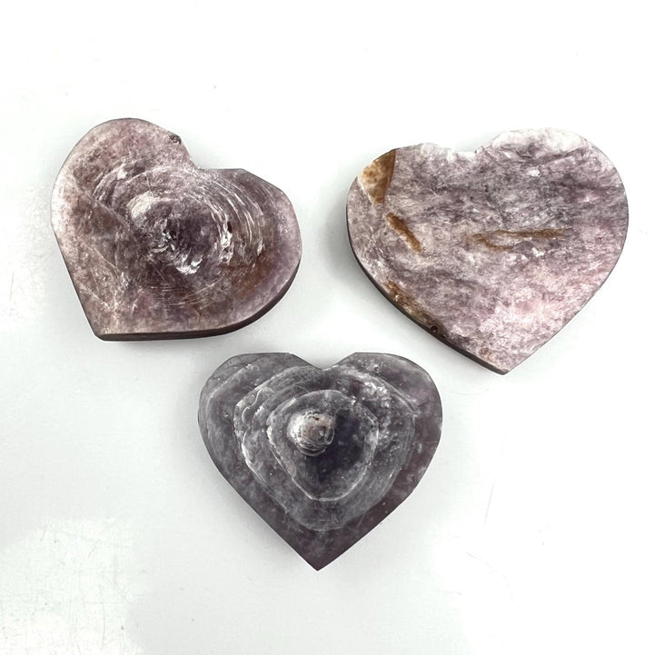 Purple Mica HeartsCrystal River Gems