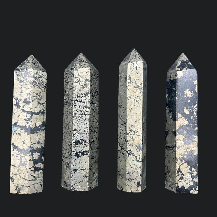 Pyrite Point Gemstone TowerCrystal River Gems