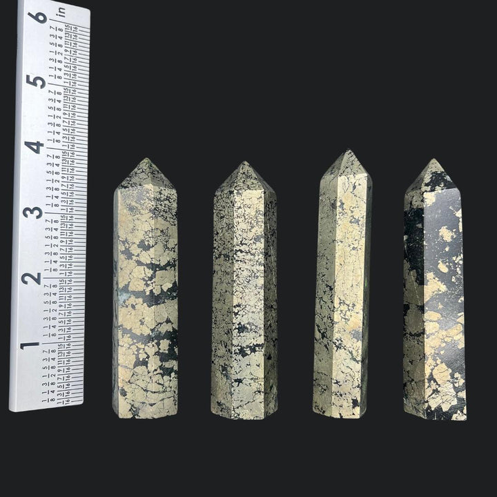 Pyrite Point Gemstone TowerCrystal River Gems