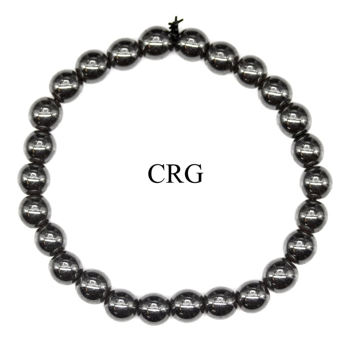 Hematite Tumbled Bead Stretch Bracelet (8mm)