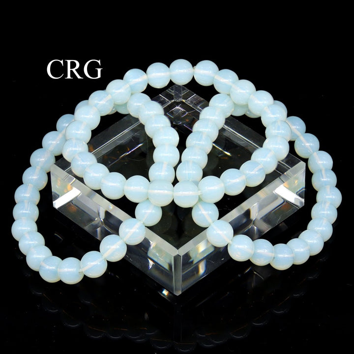 Opalite Bead Stretch Bracelet (8mm)