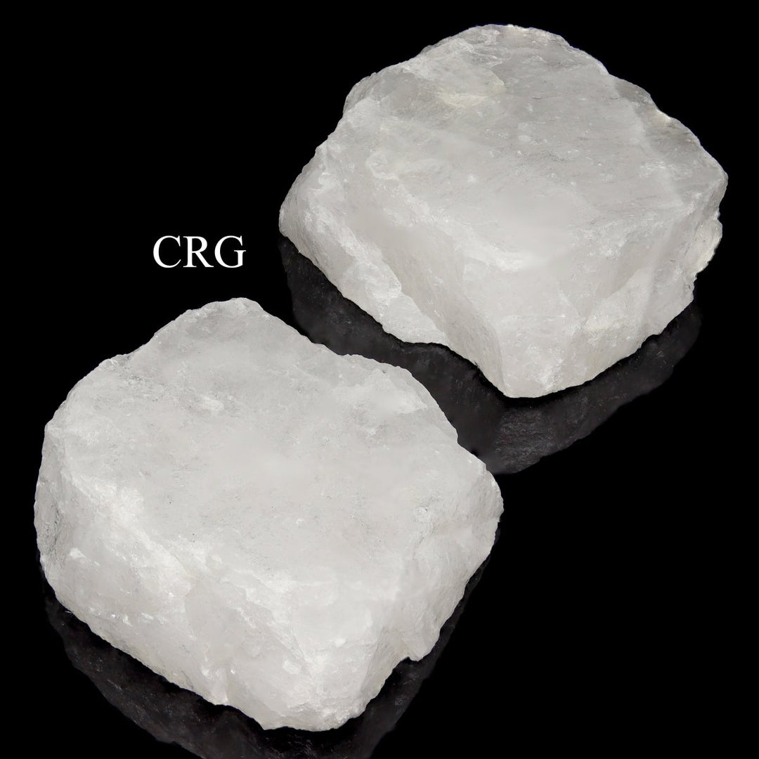 Quartz Incense Holder (3 Inches) (1 Pc) White Rough Crystal Incense BurnerCrystal River Gems