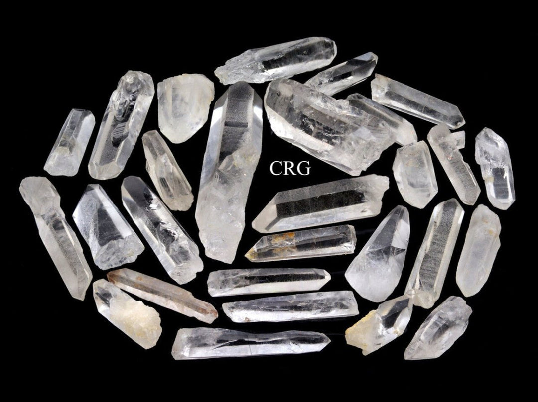 Quartz Laser Points - Mixed Sizes (1 Pound)Crystal River Gems