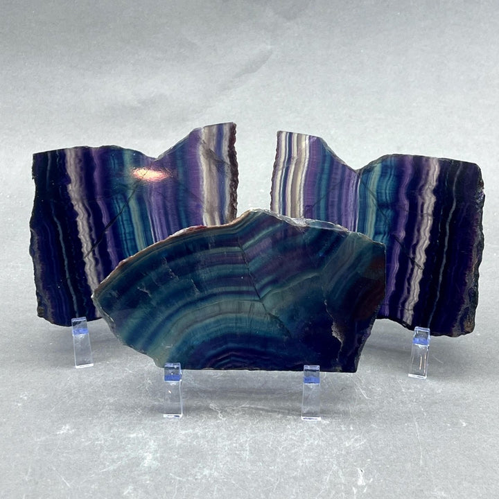 Rainbow Fluorite Polished SlabCrystal River Gems