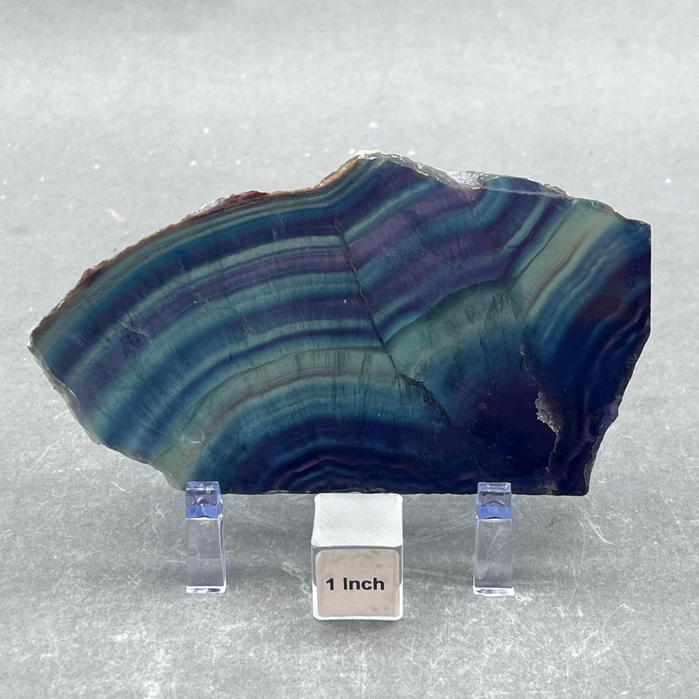 Rainbow Fluorite Polished SlabCrystal River Gems