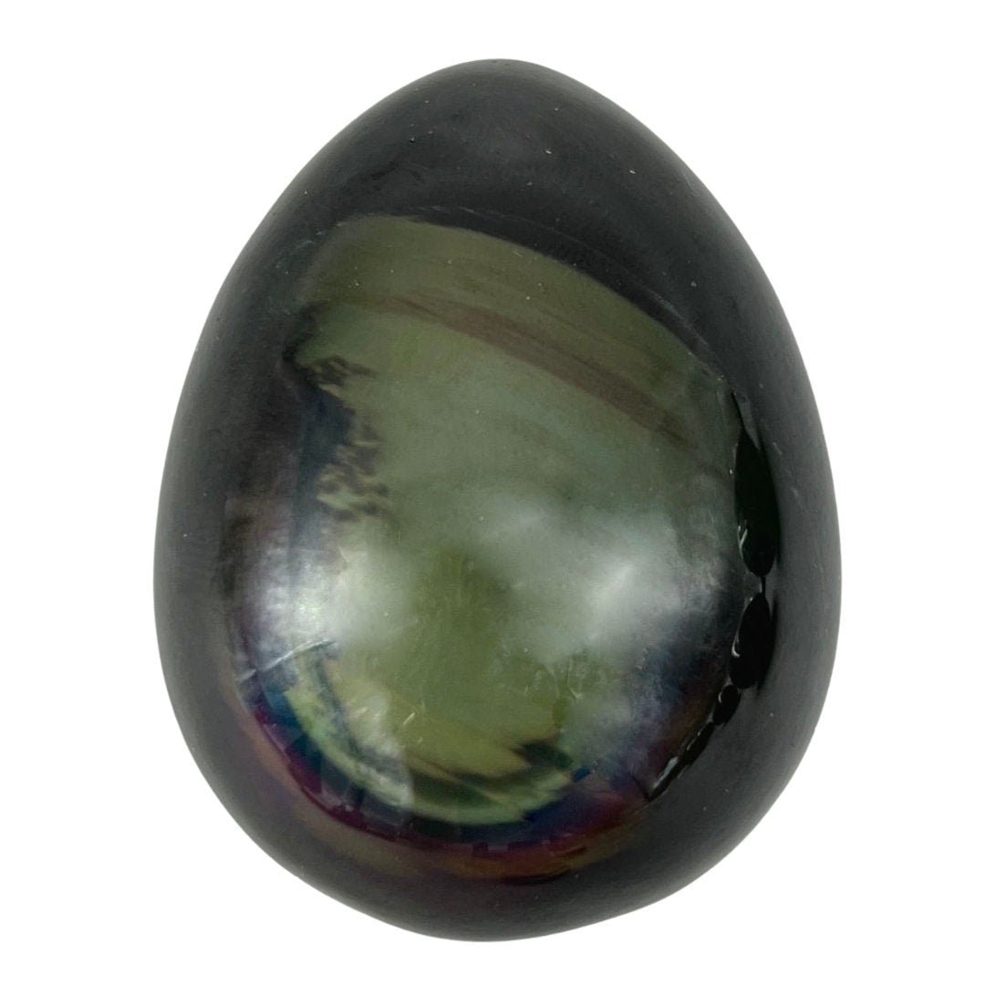 Rainbow Obsidian Egg (1 Piece) (55 to 60 mm)Crystal River Gems