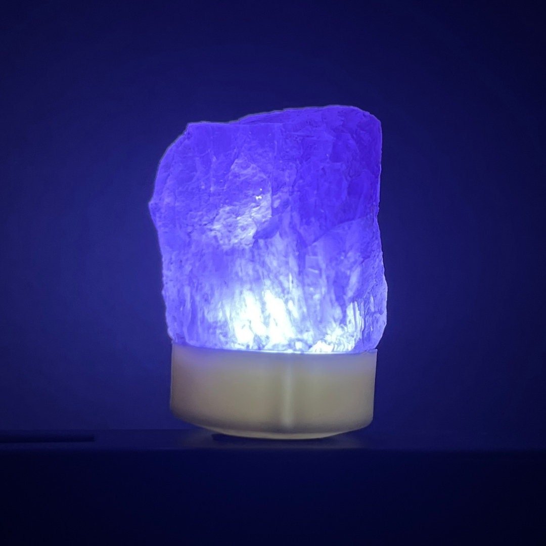 Raw Mixed Crystal USB Nightlight Lamp (3 Piece)Crystal River Gems