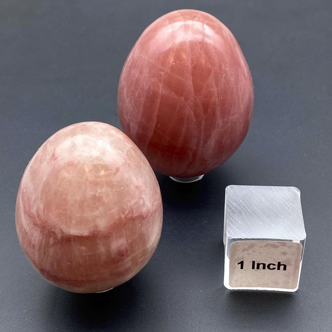 Rose Calcite Gemstone Egg CarvingCrystal River Gems