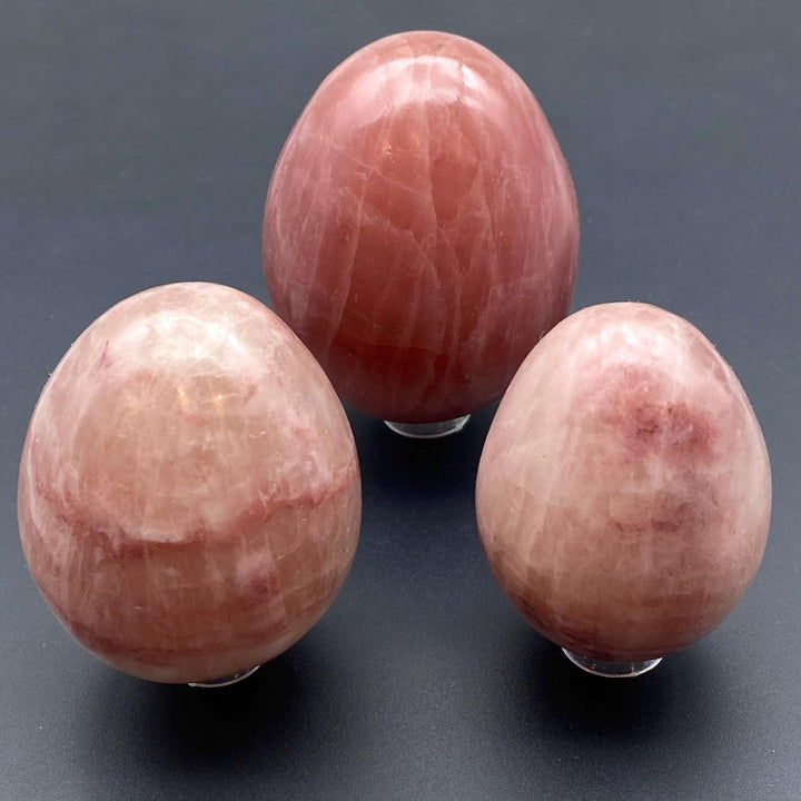 Rose Calcite Gemstone Egg CarvingCrystal River Gems