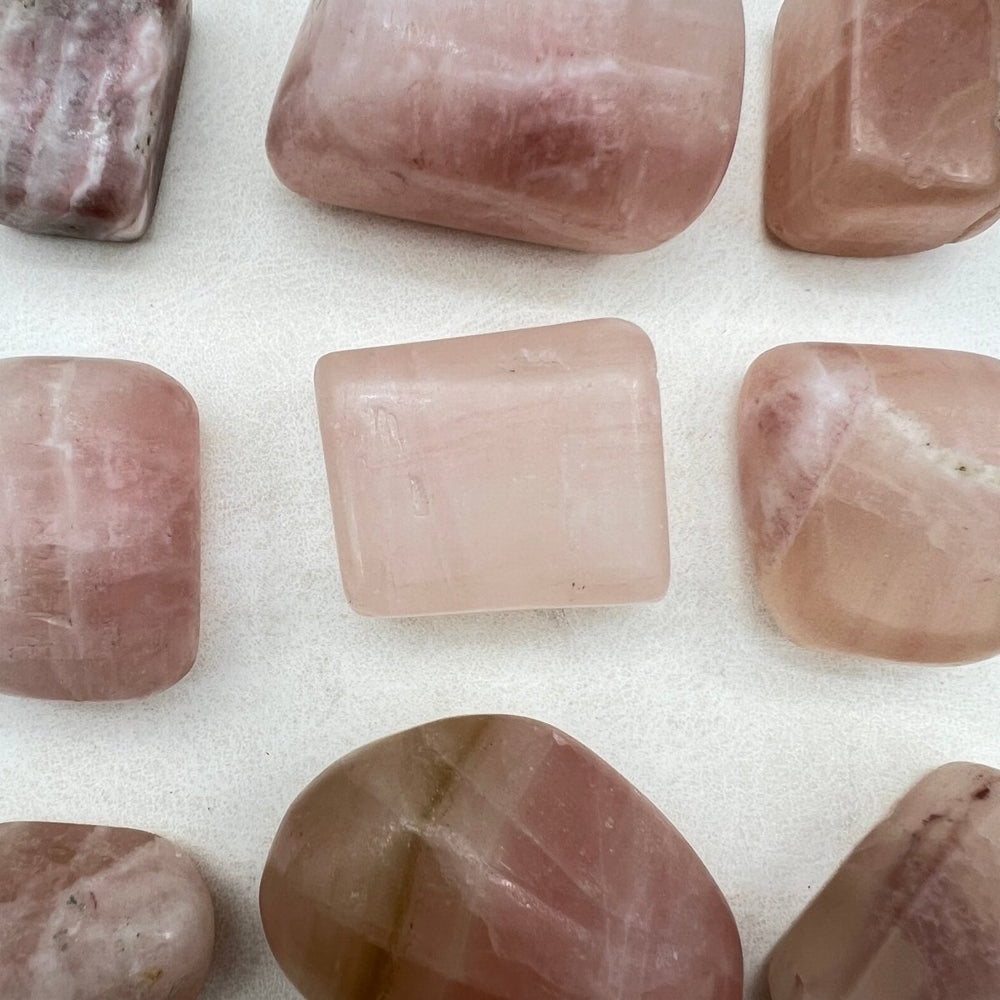 Rose Calcite Tumbled Bulk StonesCrystal River Gems