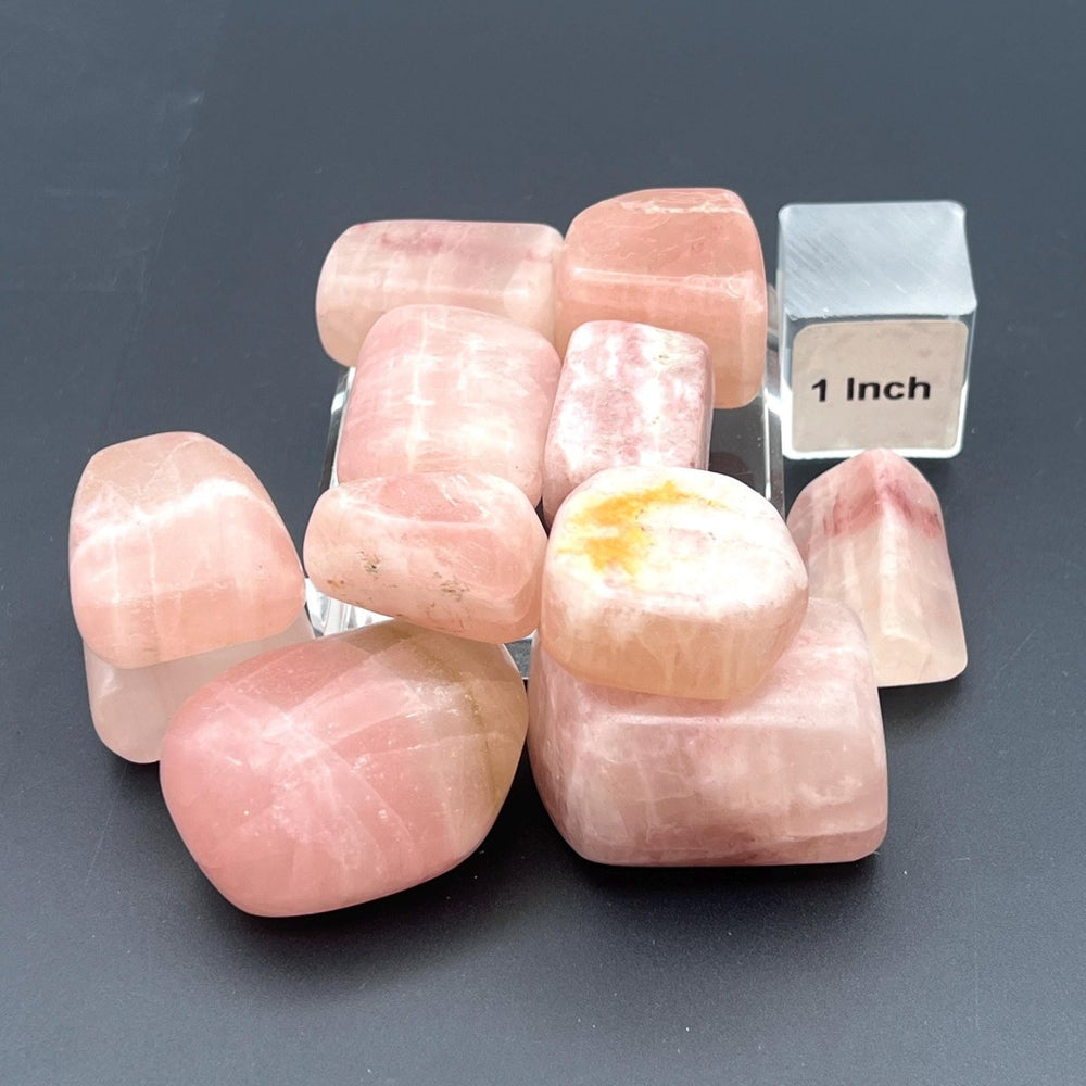 Rose Calcite Tumbled Bulk StonesCrystal River Gems