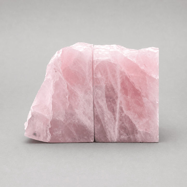 Rose Quartz Polished Face BookendCrystal River Gems