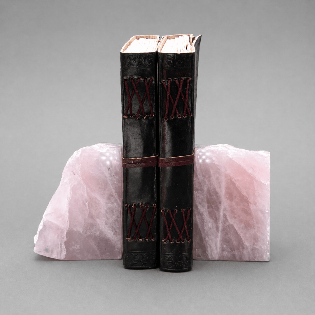 Rose Quartz Polished Face BookendCrystal River Gems