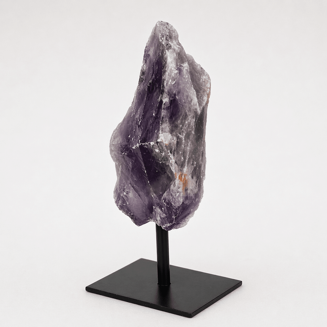 Rough Amethyst on Metal StandCrystal River Gems