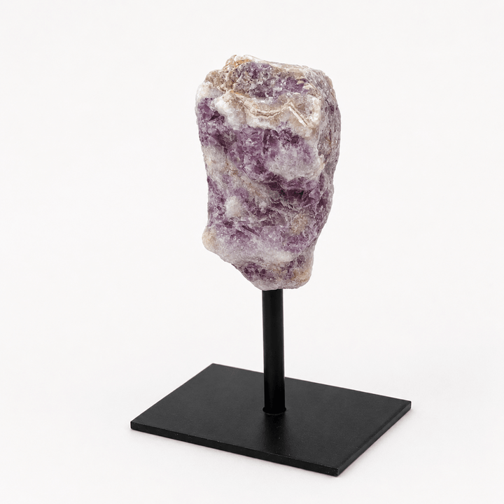 Rough Fluorite on Metal StandCrystal River Gems