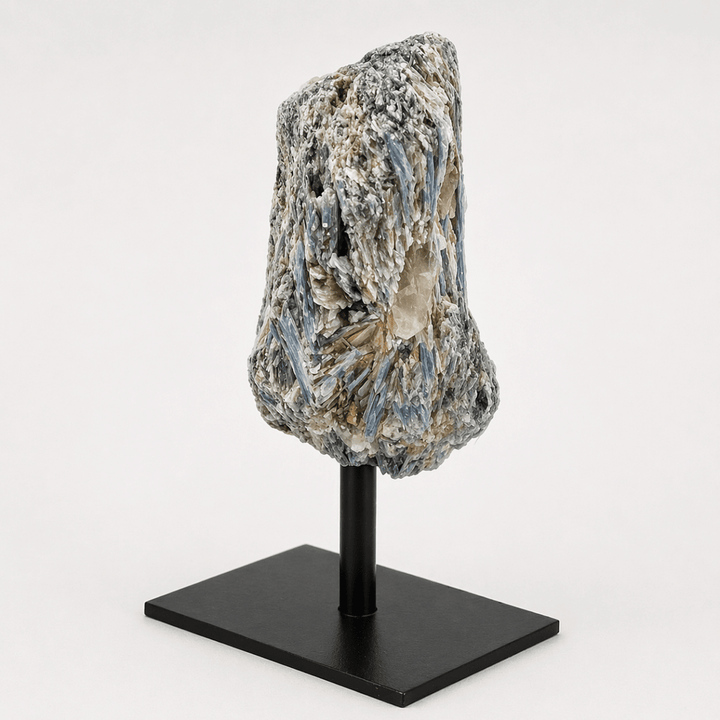 Rough Kyanite on Metal StandCrystal River Gems