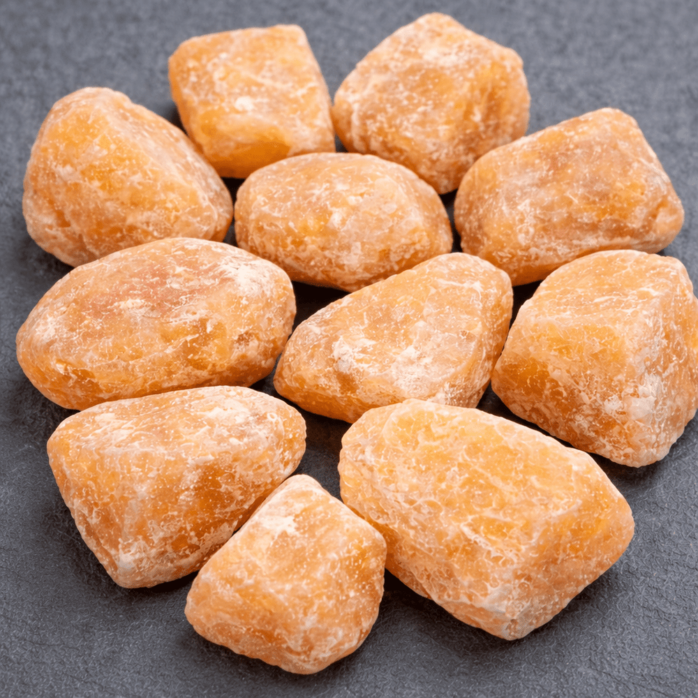 Rough Orange Calcite from Brazil (1 Pound)Crystal River Gems