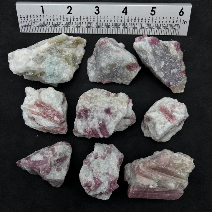 Rough Rose Pink TourmalineCrystal River Gems