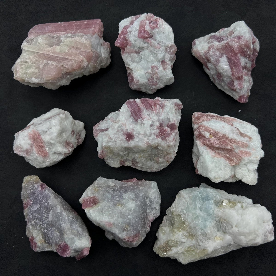 Rough Rose Pink TourmalineCrystal River Gems